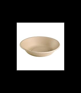 PacknWood 8NPAPUB16BR 14 oz 6.3 x 1.42 in. Brown Sugarcane Fiber Salad Bowl - 300 Piece