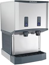 Scotsman HID525AB-1 Meridian Push-Button Countertop Nugget Ice & Water Dispenser, Air Cooled - Up to 500 lb. Production, 25 lb. Storage