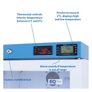 EQTemp Glass / Right Hand Door / 12.71 cubic_feet Lab Refrigerators