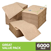 Stock Your Home 6000 / 25 Count Pack of 240 Disposable Napkins
