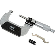 1-2" Digital Counter Micrometer by Fowler – 7.5"L x 4.25"W x 1.75"H, Alloy Steel, Gray/Black, Model 52-224-002-1