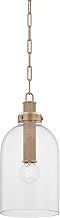 Troy Lighting F4909-PBR Kori - 1 Light Pendant - 18.75 Inches Tall and 9 Inches Wide - Patina Brass