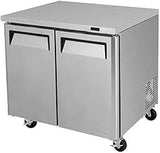 Commercial Undercounter 36in 9.2 Cu.Ft Freezer 2 Door