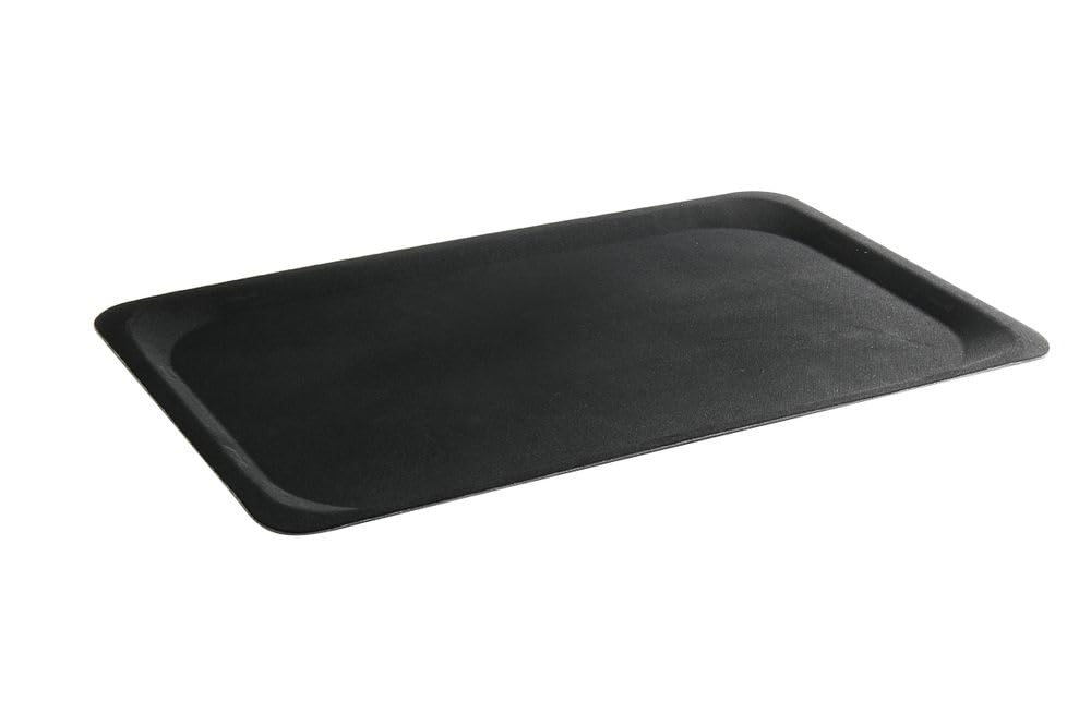 HENDI Serving Tray Rectangular – 200mm x 280mm, Fiberglass Reinforced Polyester, Black, Model 508657