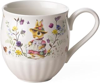 Villeroy & Boch Spring Fantasy Large Bowl, Flower Meadow, 30 x 5 cm, Bowl for Easter Eggs, Premium Porcelain, Colourful