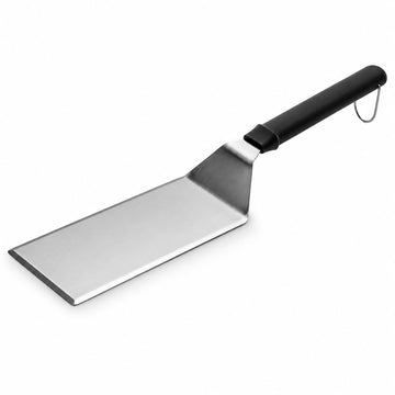 Glownary 19-Inch Stainless Steel Grill Turner with Black Nylon Handle – 9x4 Inch Blade, High Heat Resistant, Dishwasher Safe