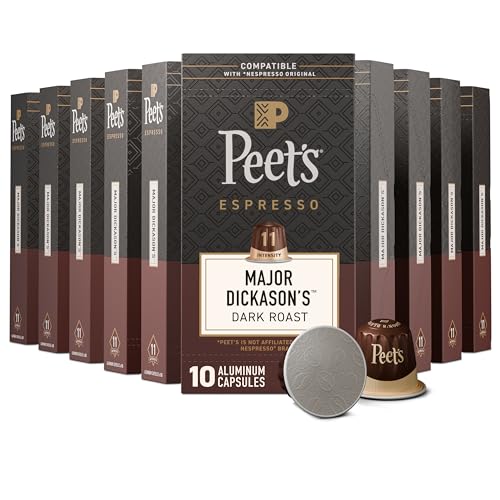Peet's Coffee Major Dickason's Blend / 10 Count (Pack of 10) / 10 Coffee Gifts