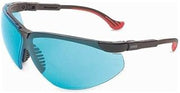 Honeywell Uvex Genesis XC Safety Glasses, Black Frame with SCT-Blue Lens & HydroShield Anti-Fog Coating (S3312HS)