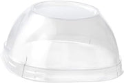 Alcas Clear Dome Lid for 16.91-Ounce Scoop Plastic Ice Cream Cup - Case of 400
