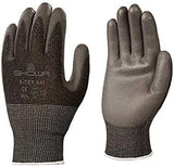 SHOWA TEX 541 Polyurethane Palm Coated A4 Cut Resistant Safety Glove with Stainless Steel/Poly Liner, 13-Gauge, XX-Large (12 Pair)