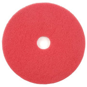 17" Red Buffing Pad by Global Industrial – 17.75"L x 17.5"W x 5.5"H, Polyester, Red, Model 404417