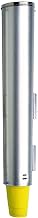 ADJ-NW-101 Surface-Mount, Gravity Feed Cup Dispenser, 3-3/4" to 4-5/16" Diameter Cups Or Containers, Stainless Steel, 4-5/8" Dia. X 25-1/2" L
