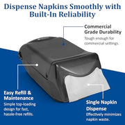 San Jamar Clear / Mini Interfold / 1 Paper Napkin Dispensers
