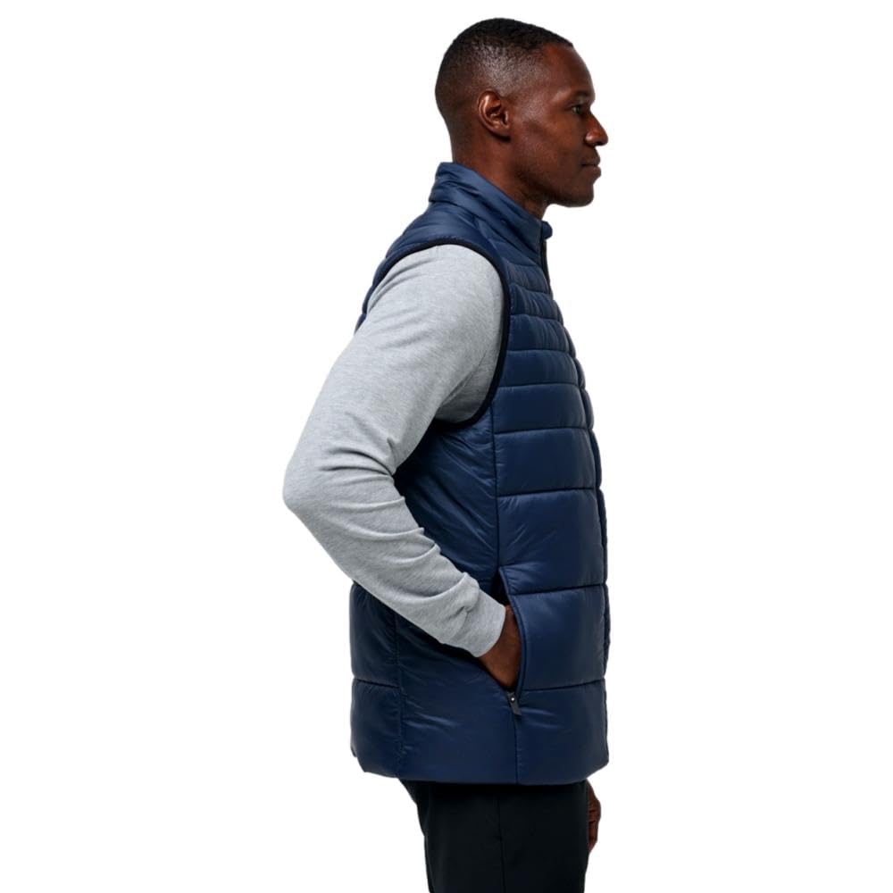 Mens Aves Tech Puffer Ves Total Eclipse L by TravisMathew – Polyester, Total Eclipse, Model 1MZ274