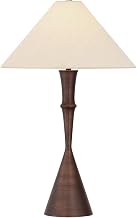 Viewmont 1-Light Table Lamp | Essential & Modern Style | Bronze Finish | Made of Aluminum & Textile | 28.25" Overall Height | Textured Cream Shade | -BRZ by Hudson Valley Lighting