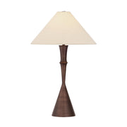 Viewmont 1-Light Table Lamp | Essential & Modern Style | Bronze Finish | Made of Aluminum & Textile | 28.25" Overall Height | Textured Cream Shade | -BRZ by Hudson Valley Lighting
