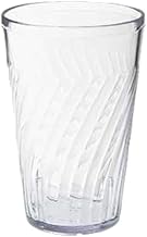 GET 2212-1-CL Tahiti Plastic Beverage Tumblers, 12 Oz, Case of 6 Dozen