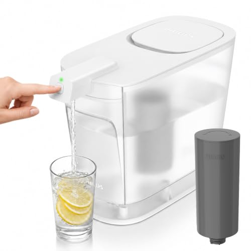 PHILIPS 20-Cup / White / 160.0 ounces Under-Sink & Countertop Filtration