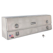 Buyers Products Company Silver Diamond Tread / 96 x 21 x 13.5 / One Compartment Truck Bed Toolboxes