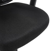 Mesh Task Stool with Adjustable Arms, Drafting Chair with Nylon Base and Dual-Wheel Casters for Standing Desk and Home Office - image 7