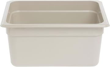 CAMBRO Camwear Hot Food Pan Sandstone Half Size 6"D