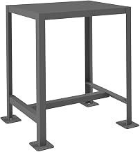 Durham Steel Medium Duty Machine Table, MT182430-2K195, 1 Shelves, 2000 lbs Capacity, 24" Length x 18" Width x 30" Height