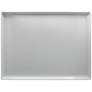 White Plastic Display Merchandising Tray Melamine Rectangular - 26" L x 20" W x 1 1/2" H by HUBERT – Melamine, White, Model H0070-WHITE