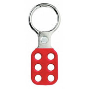 Master Lock 1-1/2" Inside Jaw Diameter / 1 / Red Hasps