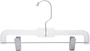 Clear Plastic Junior Skirt and Pants Hanger 12"- Case of 100