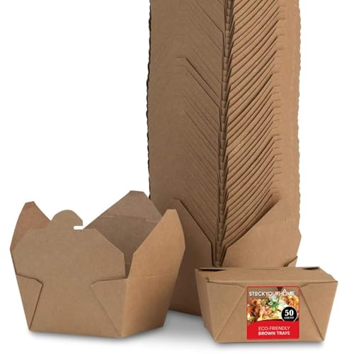 Stock Your Home Fifty Pack (30 Oz) / Kraft Brown / 30.0 ounces Boxes