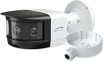 Speco Technologies Speco O8FBMS1 8MP Panoramic IP Camera with Flexible Intensifier, Analytics and Junction Box