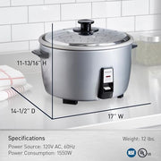 Panasonic 23 Cup / 120V / Cooker Commercial Rice Cookers