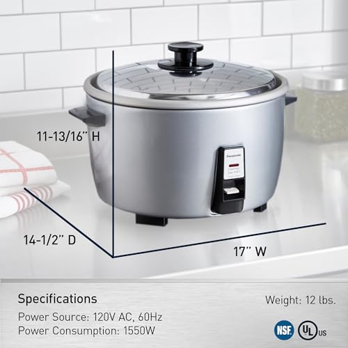 Panasonic 23 Cup / 120V / Cooker Commercial Rice Cookers