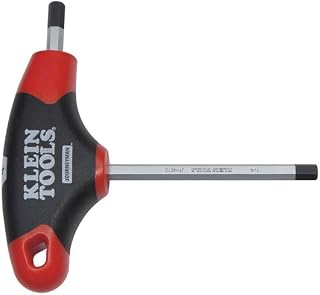 KLEIN TOOLS JTH4E13 1/4-Inch Hex Key with Journeyman T-Handle, 4-Inch