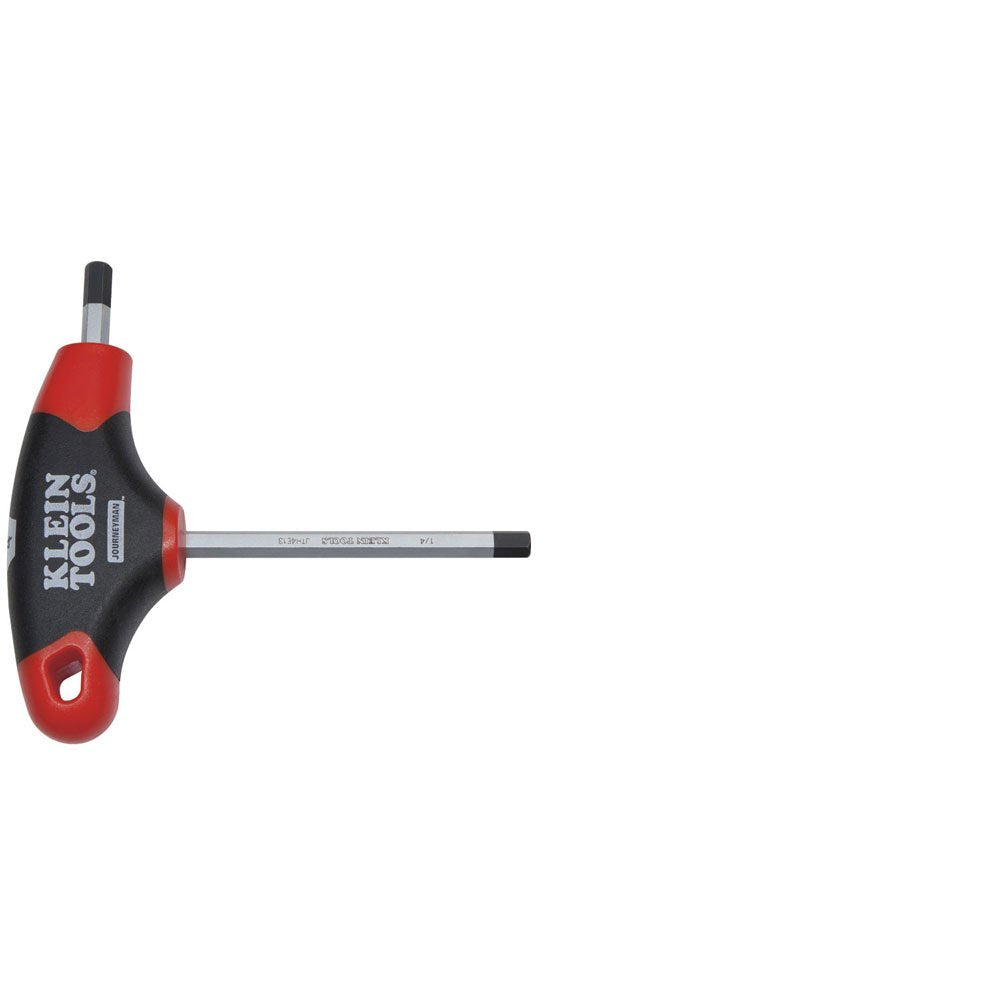 1/4-Inch Hex Key with Journeyman T-Handle by KLEIN TOOLS – 1 Count (Pack of 1), Alloy Steel, Model JTH4E13