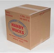 Handy Wacks Black Gingham Food Wrap Paper, 12 x 12 inch - 6000 sheets per case.