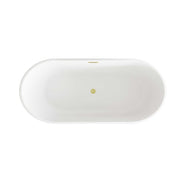 Springfield Bathtub by Lighting Design – brushed gold