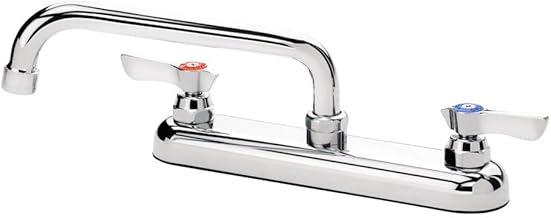 Krowne 13-808L Krowne Silver Series Faucet, Deck Mount, 8" Centers, 8" Swing spout, Quarter-Turn Ceramic Cartridge Valve, Low Lead Compliant​‍​​‌‌‌​‍​‌​​‌​‍​​‌‌‌‌​‍​​‌‌​‌‍​​‌‌​​‍​​‌‌‌‌​‍​‌​​‌​‍​​