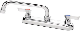 Krowne 13-808L Krowne Silver Series Faucet, Deck Mount, 8" Centers, 8" Swing spout, Quarter-Turn Ceramic Cartridge Valve, Low Lead Compliant​‍​​‌‌‌​‍​‌​​‌​‍​​‌‌‌‌​‍​​‌‌​‌‍​​‌‌​​‍​​‌‌‌‌​‍​‌​​‌​‍​​