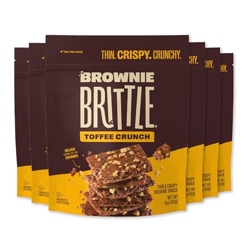 Brownie Brittle Toffee Crunch / 5 Ounce (Pack of 6) / 1 Brittle