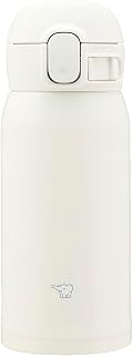 Zojirushi SM-WS36-WM Stainless Steel Mug, 12-Ounce, Matte White