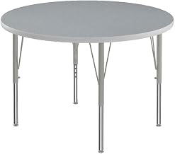 Correll Laminate Activity Tables with Gray Granite Finish A36TF-RND-15-14-13