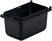 Server Products 87202 3-1/2 Deep 1/9-Size Black Plastic Jar"