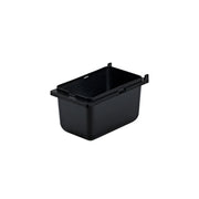Products 3-1/2 Deep 1/9-Size Black Plastic Jar" by Server – 34.0 ounces, Polypropylene, Black, Model 87202