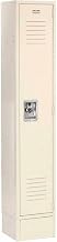 GLOBAL INDUSTRIAL Single Tier Locker, 12x12x72 1 Door, RTA, Tan