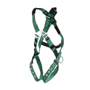 MSA Standard / Back, Hip D-rings / Green Protective Workwear