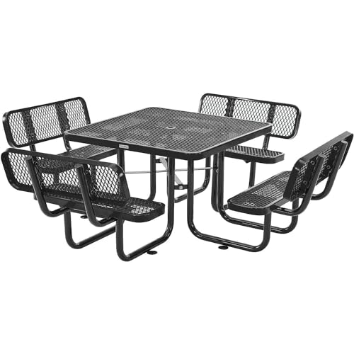 Global Industrial Black / Onesize / Industrial Picnic Tables