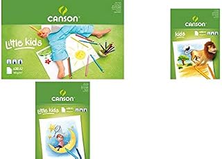 Canson 3148951500259 Colouring Pad, DIN A2, 90 g/m², 30 Sheets