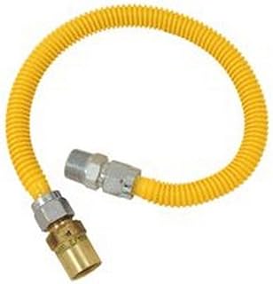 BrassCraft Gas Connector Coated Stainless Steel 48 " 3/4 " Mip Use With Range/Furnace Bg