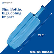 San Jamar 2 / 128 Ounces / Blue Container Sets